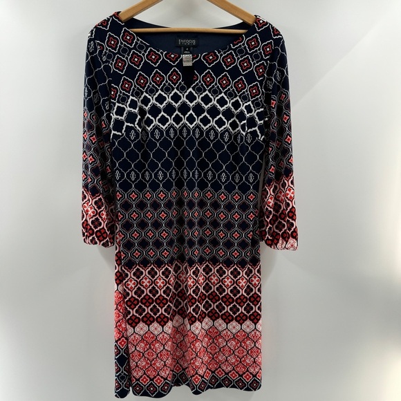 Enfocus Studio Dresses & Skirts - Enfocused Studio Patterned Knee-Length Dress Size 4